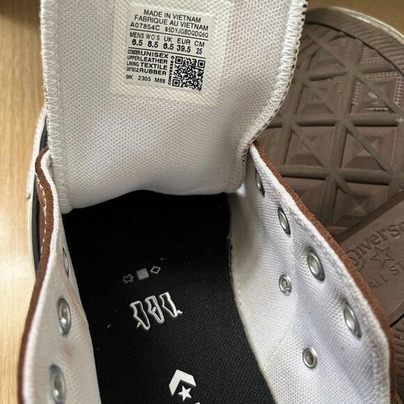 EUC CTAS Converse OX Low Skate Suede Dark Clove KICKS A07854C (6.5M/8.5W) - Picture 4 of 7